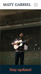 Mobile Screenshot of mattgabrielmusic.com